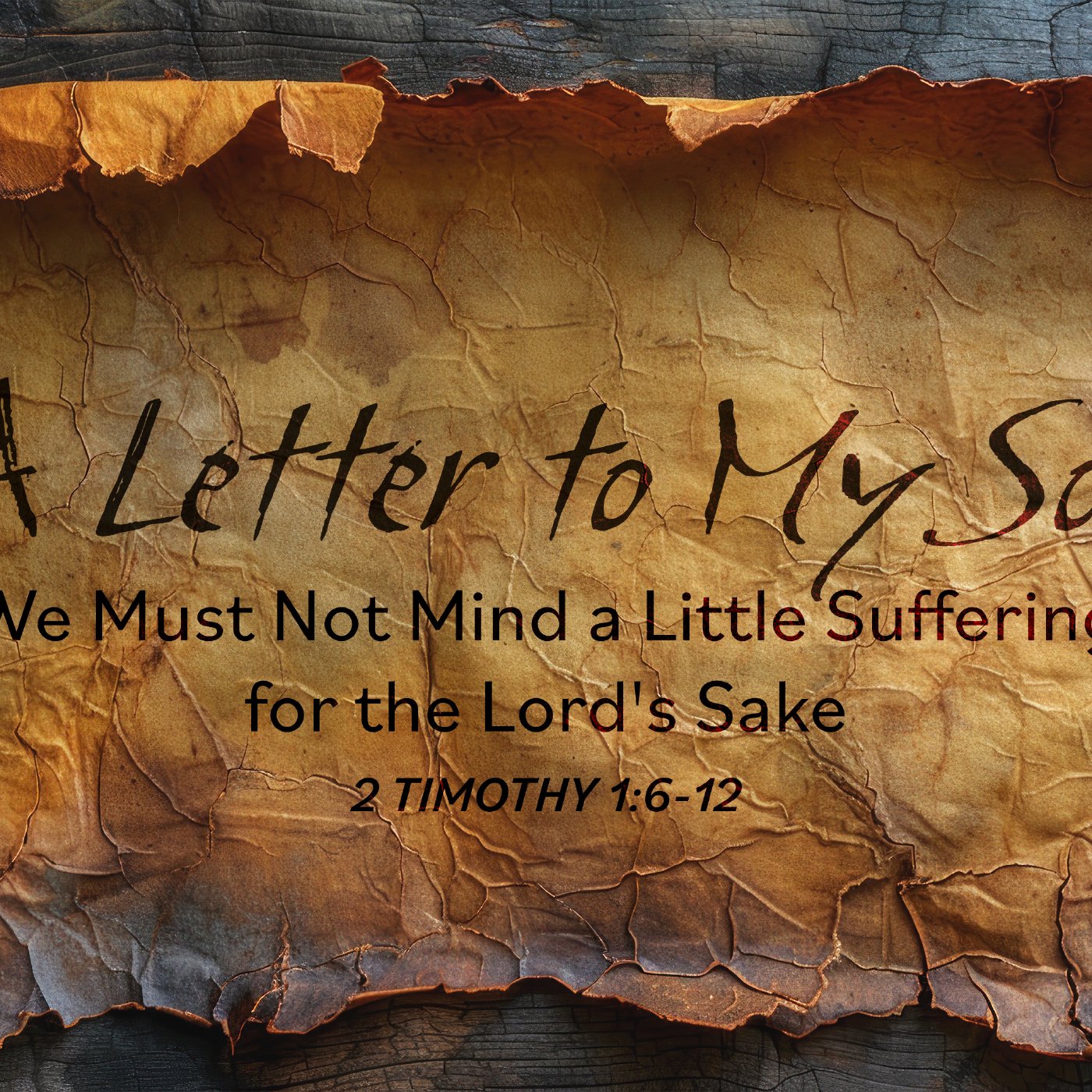 We Must Not Mind A Little Suffering For The Lords Sake episode artwork
