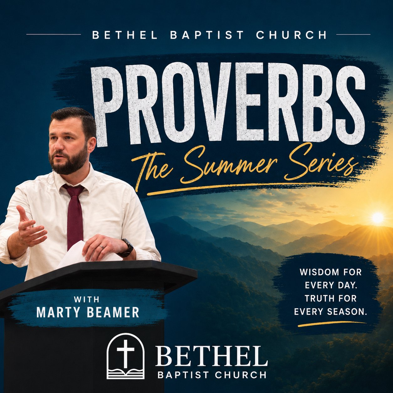The Foundation of Wisdom | Proverbs 1:7 | Pastor Marty Beamer episode artwork