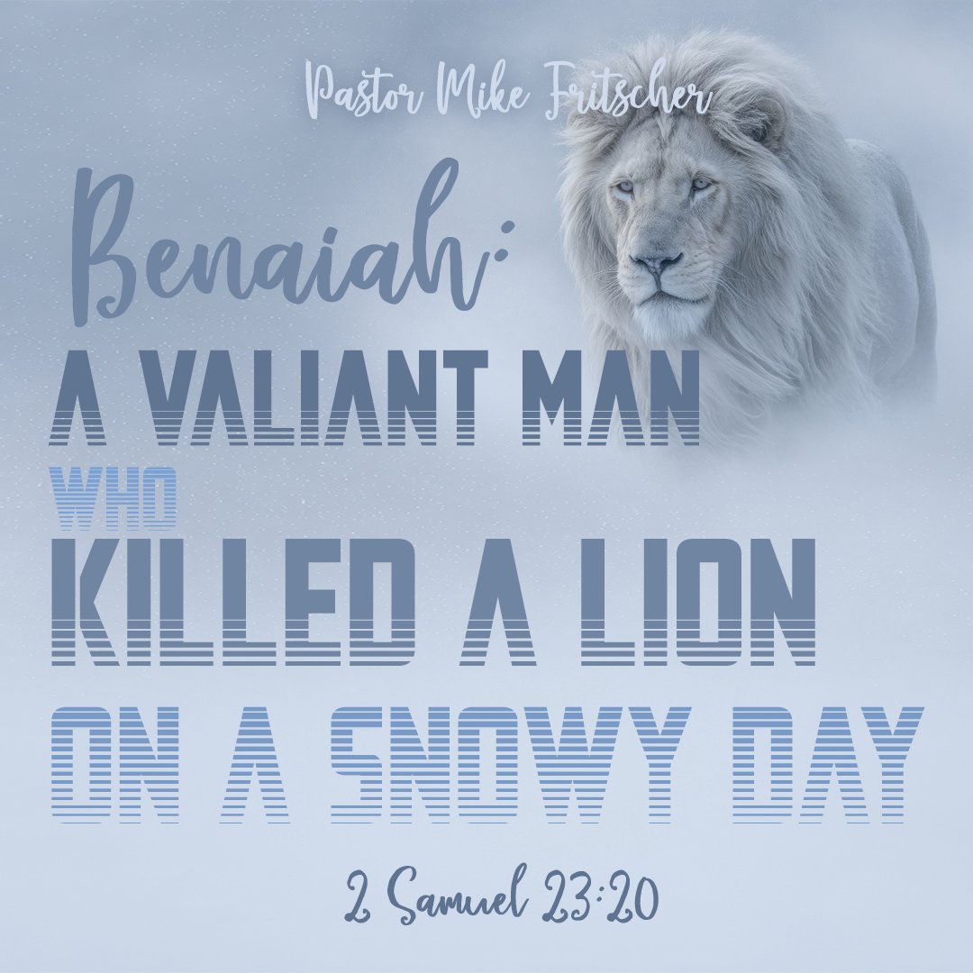 Benaiah: A Valiant Man who Killed a Lion on a Snowy Day episode artwork