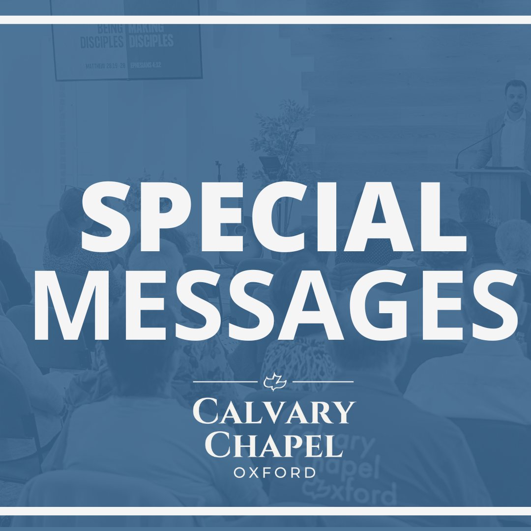 Calvary Chapel Oxford Bible Teaching Podcast