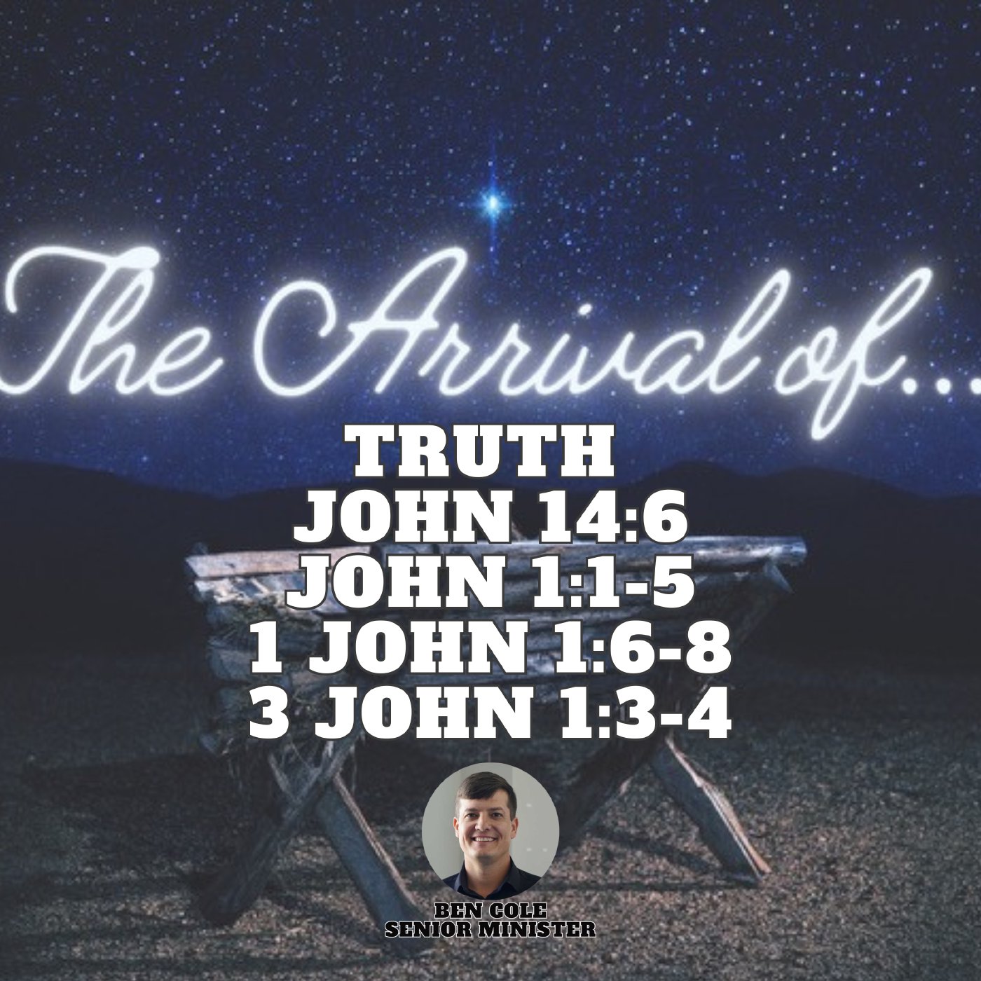 Sunday Morning Worship | Truth | John 14:6; John 1:1-5; 1 John 1:6-8; 3 John 1:3-4 episode artwork