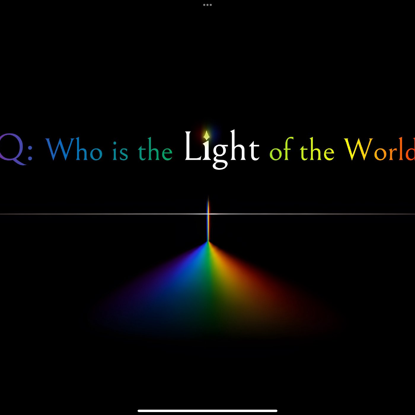 Who Is the Light of the World? episode artwork
