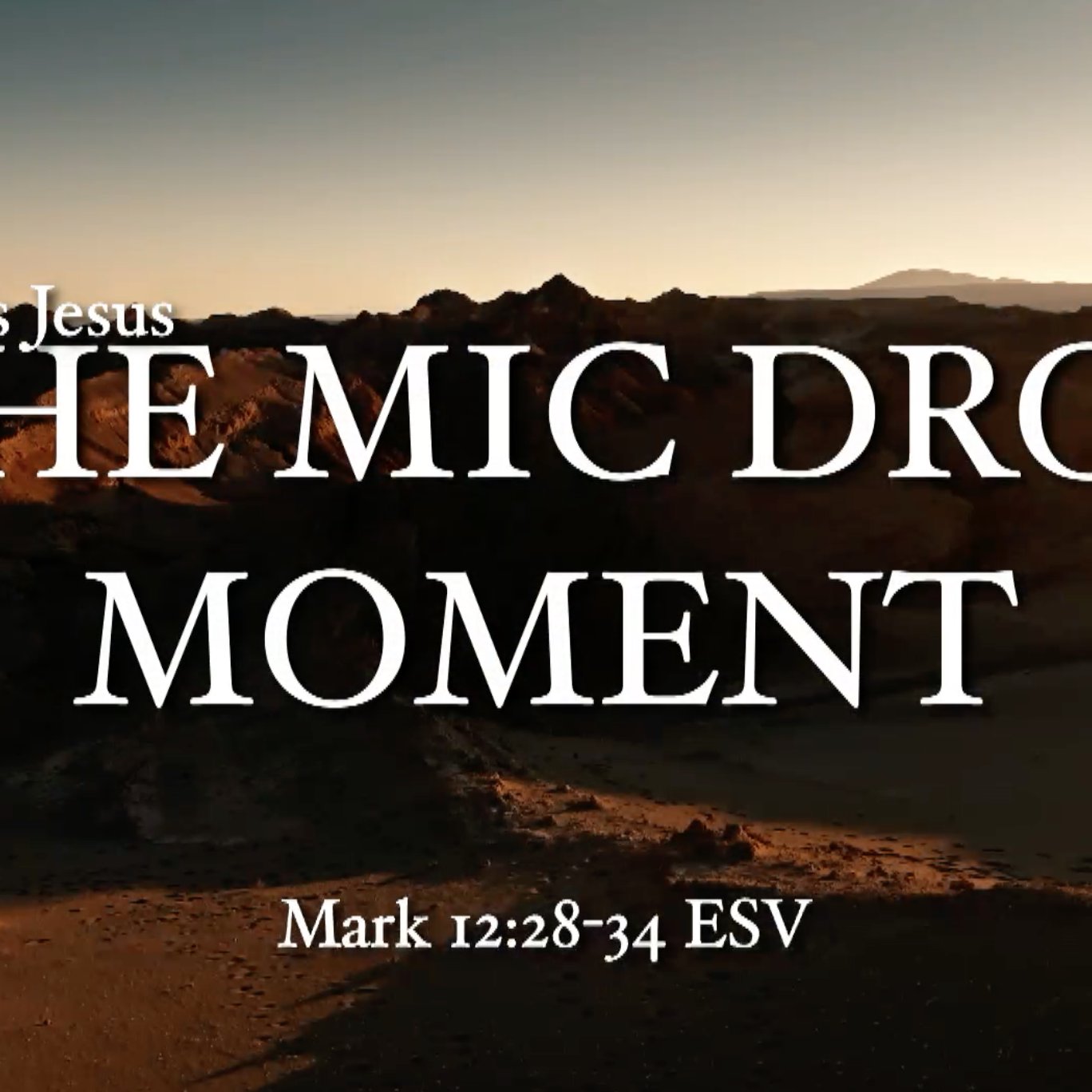 The Mic Drop Moment