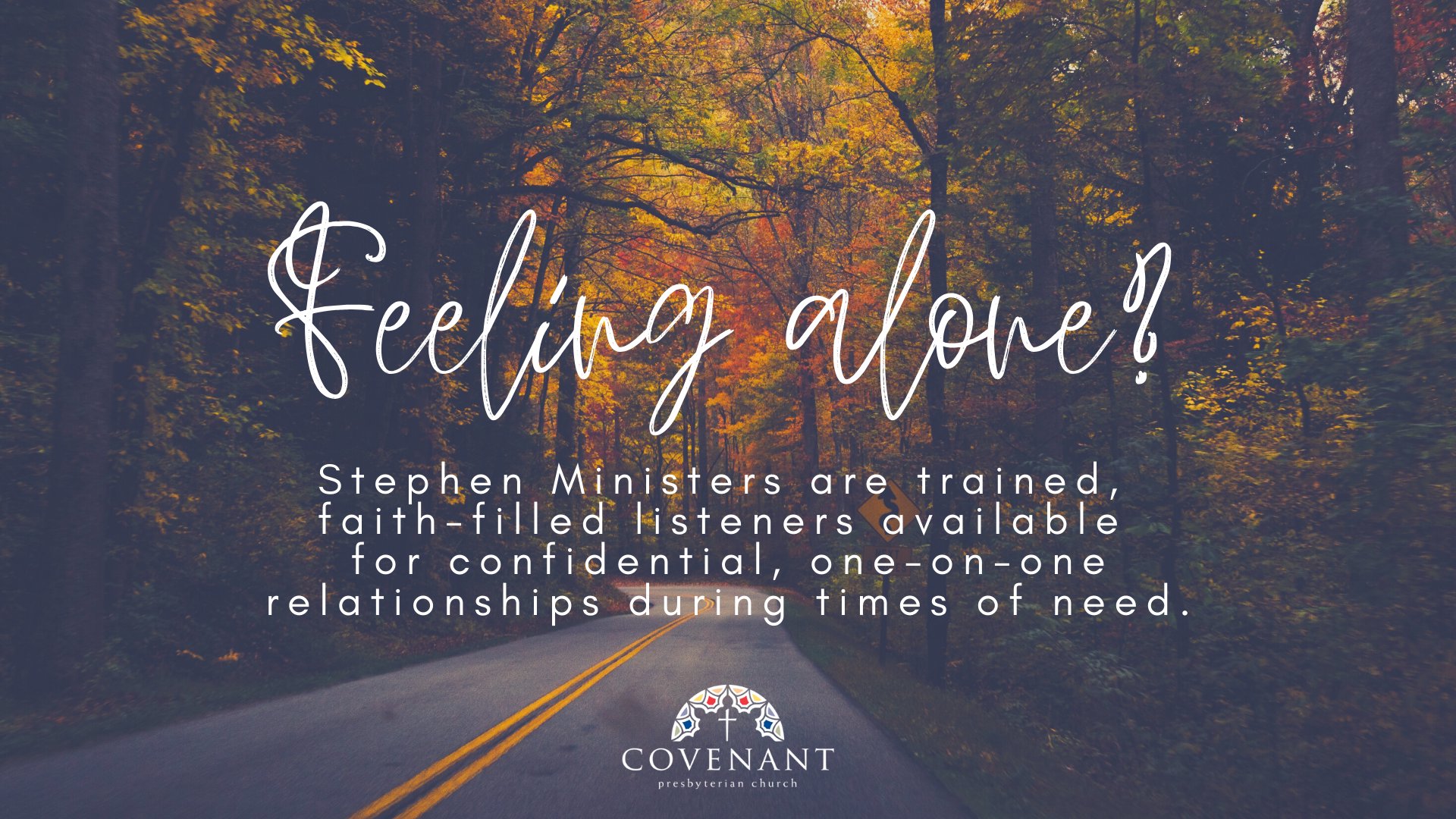 Stephen Ministers | Covenant Presbyterian Church - Charlotte, NC, image size:1920x1080