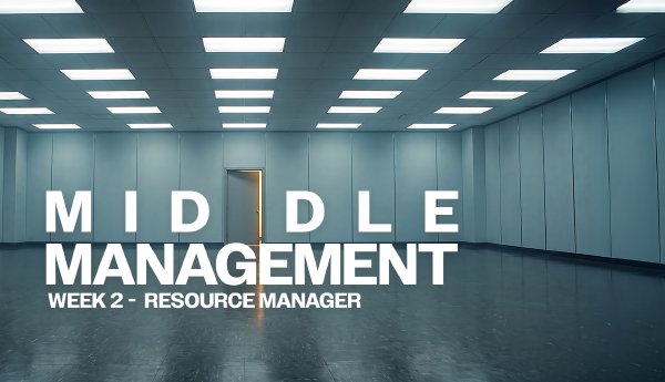 Middle Management, week 2, Resource Manager. Watch the message.