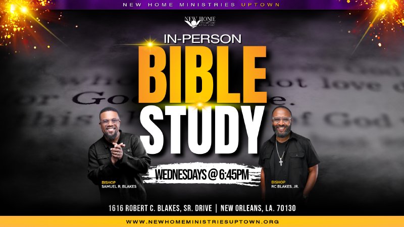 Spiritual Maturity | Bishop Samuel R. Blakes | New Home Ministries Uptown
