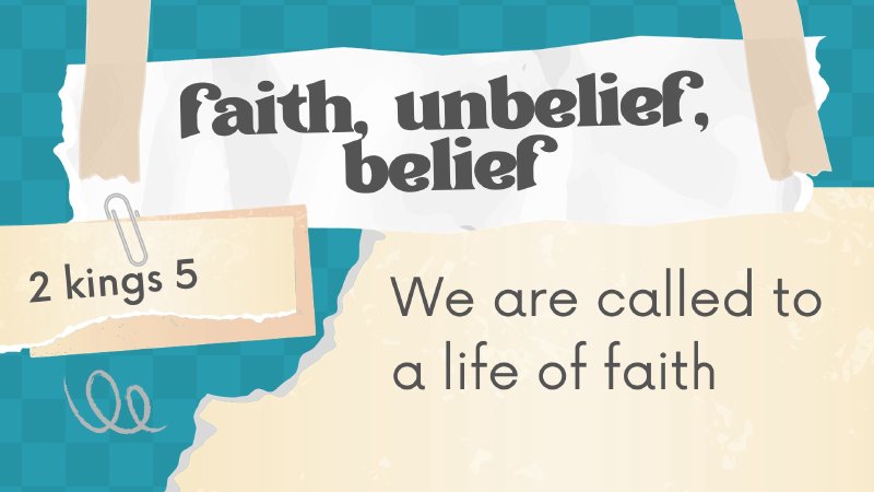 Faith, Unbelief, Belief | Restoration at The Rock