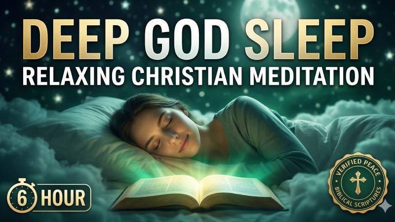 (6 Hours) INSTANT SLEEP: Sleep With Peaceful Scripture & God's Presence ...