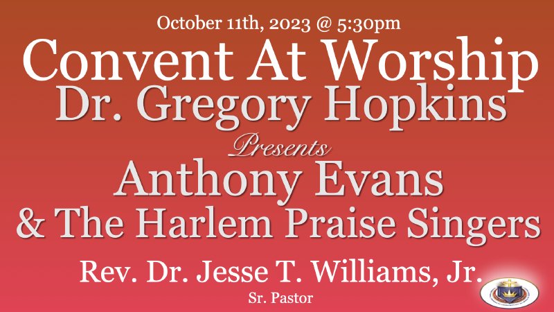 Convent At Worship - October 11th, 2023 @ 5:30pm | Convent Avenue ...