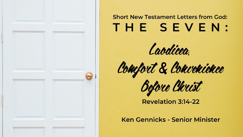 Short New Testament Letters from God: Laodicea, Comfort & Convenience ...