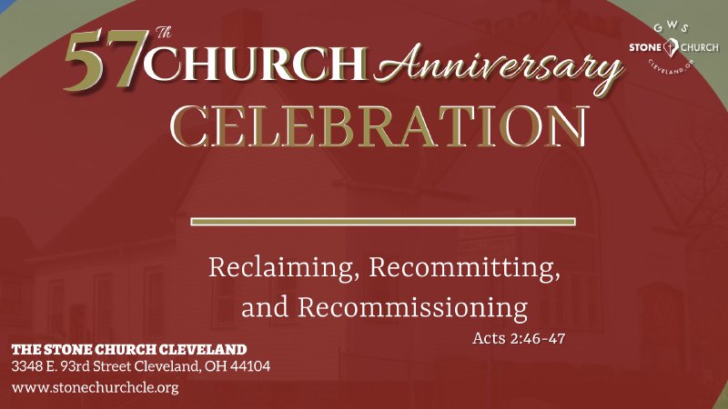 57th Church Anniversary Celebration with Pastor Dwayne Banks and New ...