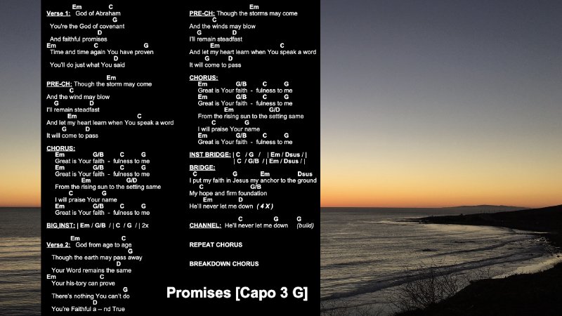 Promises - Maverick City Lyrics and Chords