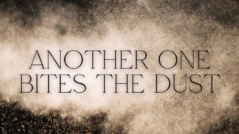 Another One Bites The Dust | First-Centenary United Methodist