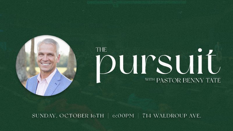 The Pursuit with Pastor Benny Tate | The Sanctuary Church