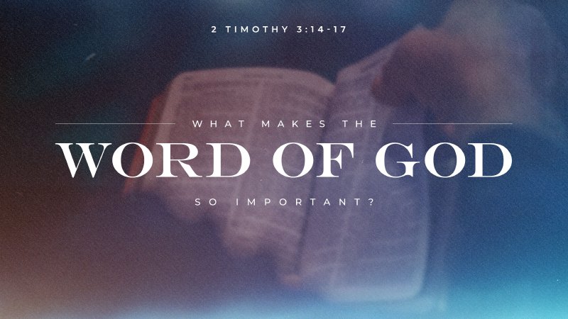 What Makes the Word of God so Important? | Abiding Savior Free Lutheran ...