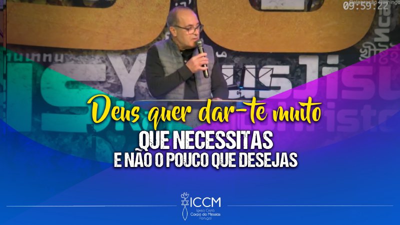 Joelhos Dobrados Rompem Cadeias - ICCM - Igreja Cristã Corpo do Messias