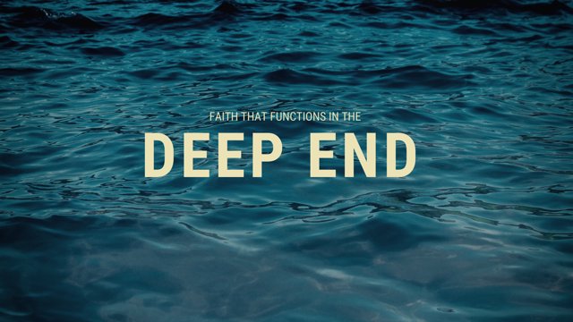 Deep End (Week 1) | LifeSwitch