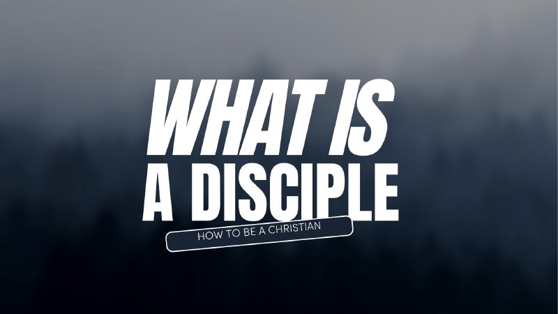 What Is A Disciple? | Grays Harbor Immanuel Baptist Church