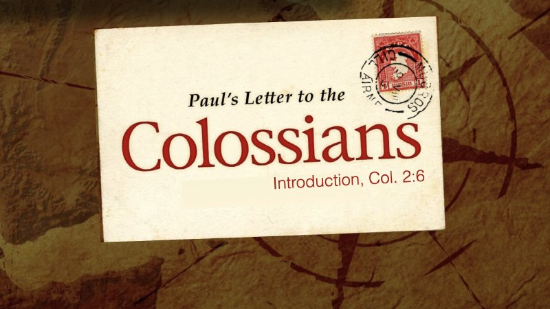 Series: Paul's Letter to the Colossians | Ocean Drive Presbyterian Church