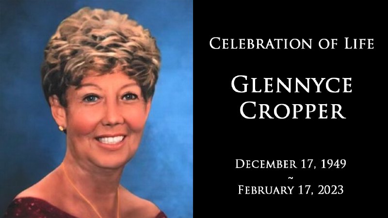 Glennyce Cropper Celebration of Life Service | Campus Bible Church