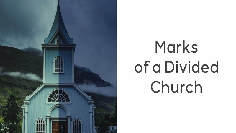 1 Corinthians 1:18-25 - A Divided Church is a Confused Church | Grace