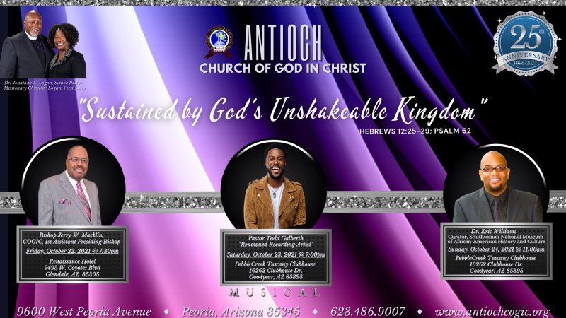 Official Day Service- 25th Church Anniversary! | Antioch Church of God ...