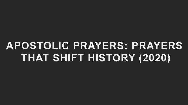 08 The Most Famous Apostolic Prayer: The Lord’s Prayer | The Mike ...