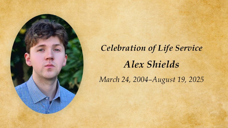 Alex Shields Celebration of Life Service | Campus Bible Church