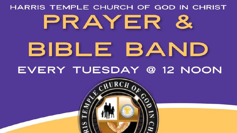 Church Of God In Christ Prayer And Bible Band Lesson