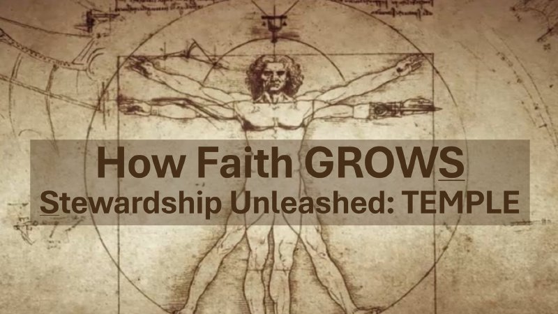 How Faith GROWS - Stewardship Unleashed: Temple | English Oaks Seventh ...