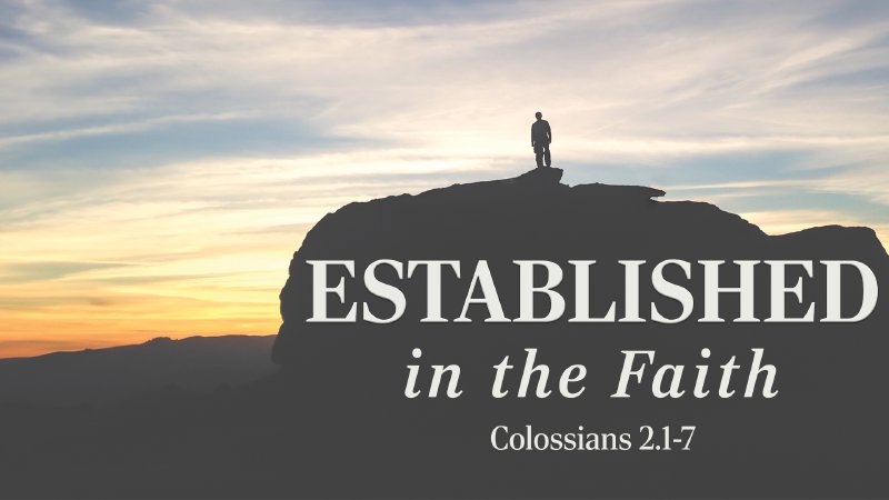 Established in the Faith | Cornerstone Church of Christ