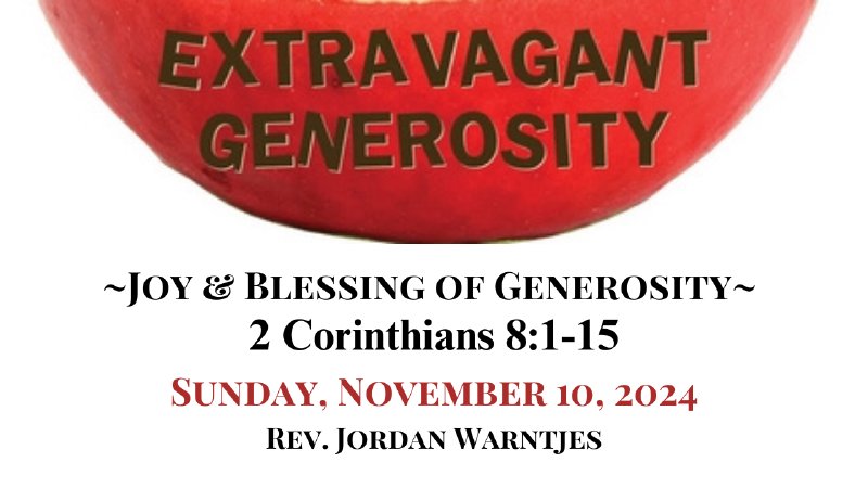 The Joy and Blessing of Generosity | New Hope Presbyterian Church