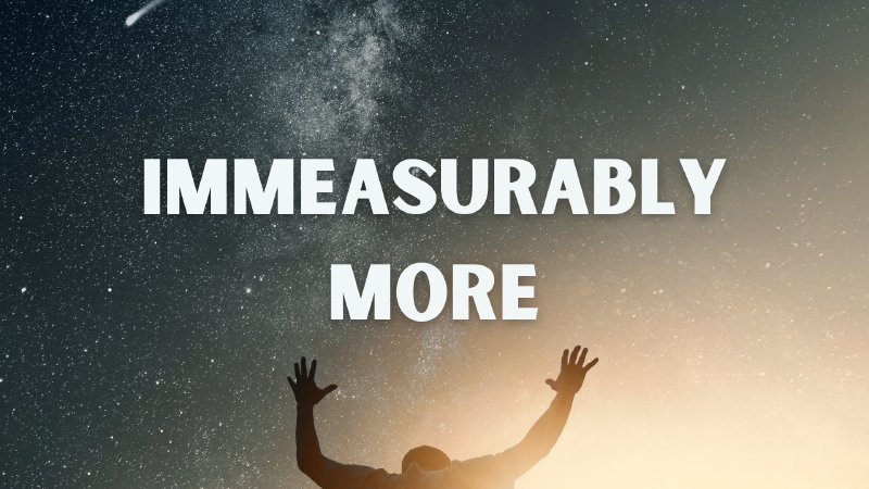 Changing Lives - Immeasurably More (Traditional) | Brandon First