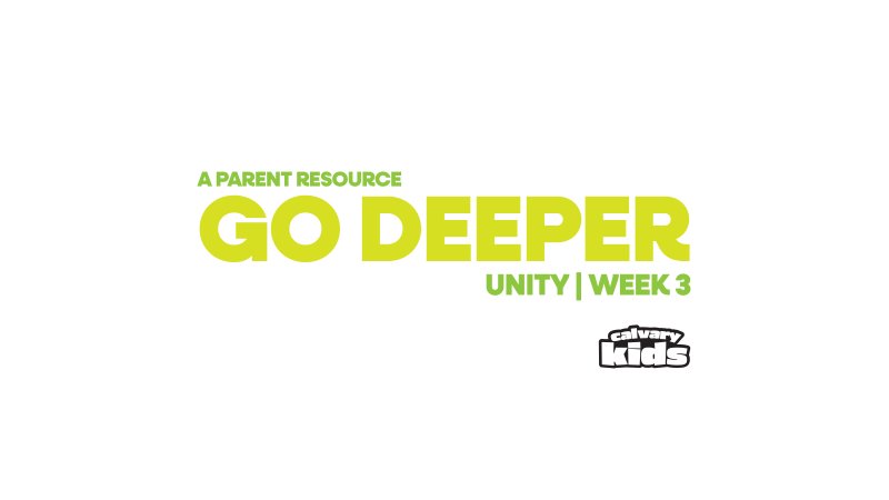 Unity | Week 3 | Calvary Church with Ed Taylor