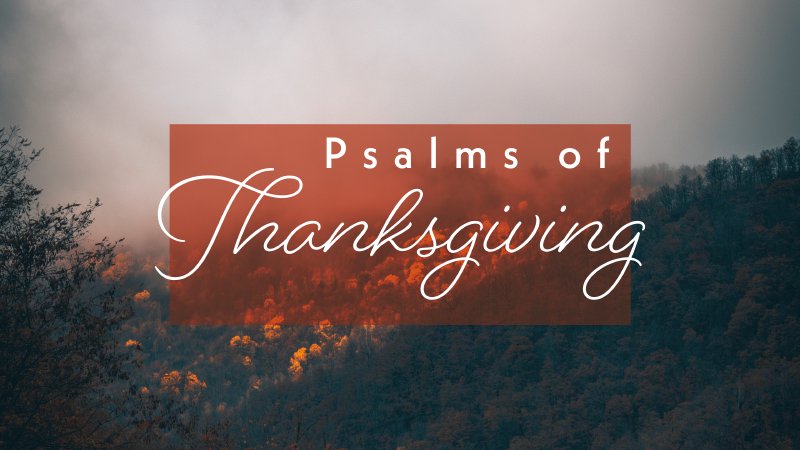 Psalms of Thanksgiving - Psalm 136 | Blanchard First