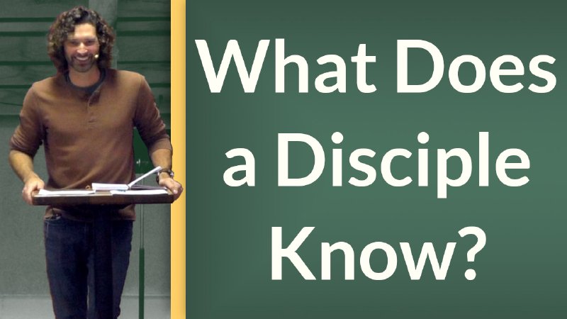 What Does a Disciple Know? (Key Discipleship Areas: Part 1) | Muskingum ...