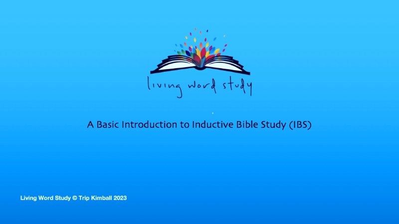 How to Study Your Bible | Calvary Chapel St. George