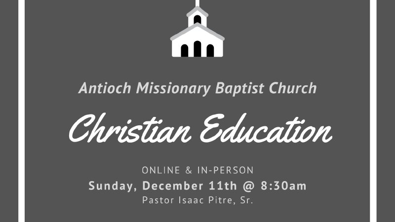 One in Jesus Christ | Antioch Missionary Baptist Church - AZ