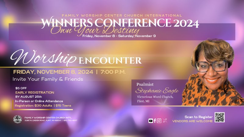 WWW Winners Conference 2024 - Worship Encounter | Family Worship Center ...