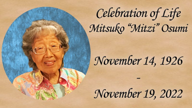 Mitsuko Osumi Celebration of Life Service | Campus Bible Church