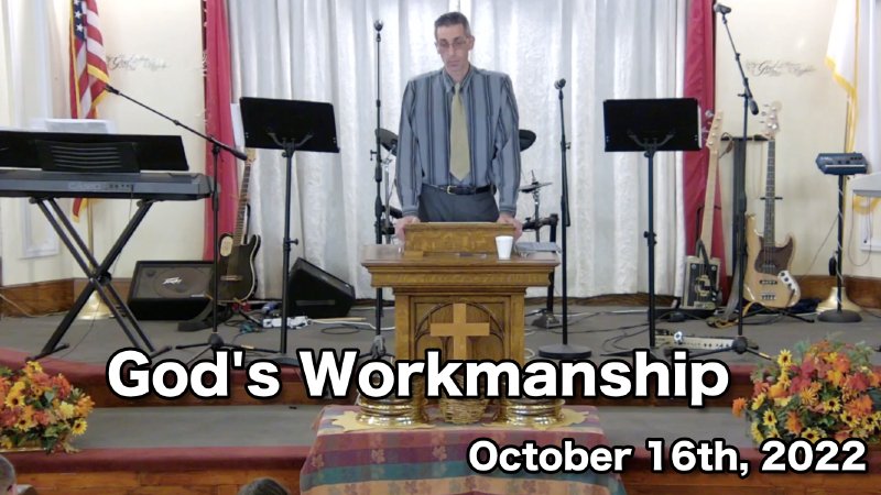 God's Workmanship | First Christian Church