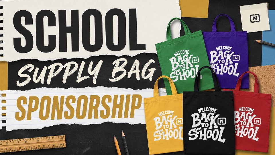 School Supply Bag Sponsorship