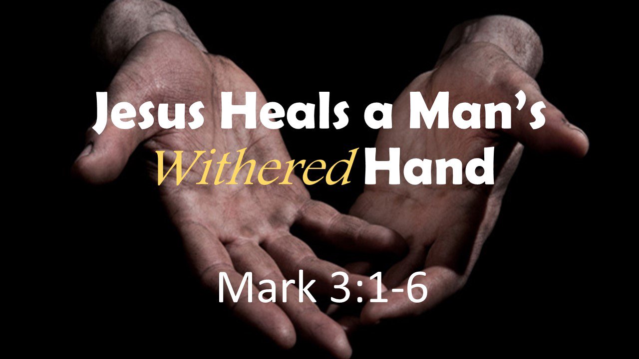 Jesus Heals A Mans Withered Hand Black Oak Heights Baptist Church