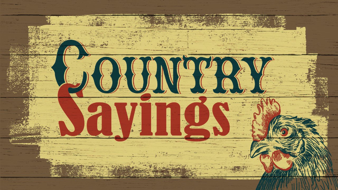 country sayings