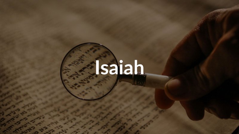 Isaiah Introduction CFCF