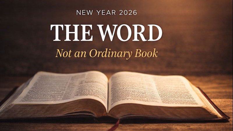 Not Ordinary Word The Word-Not An Ordinary Book | Englewood Christian Assembly of God