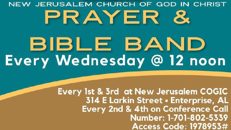 New Jerusalem Prayer Bible Band Harris Temple Church Of God In Christ new-jerusalem-prayer-bible-band-harris-temple-church-of-god-in-christ