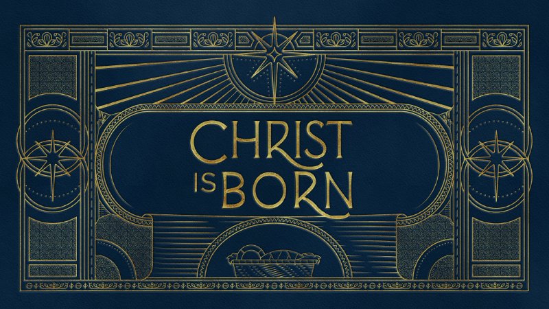 Jesus Is Born Lettering Christ is Born | Non-denominational Church - Springfield, MO ...