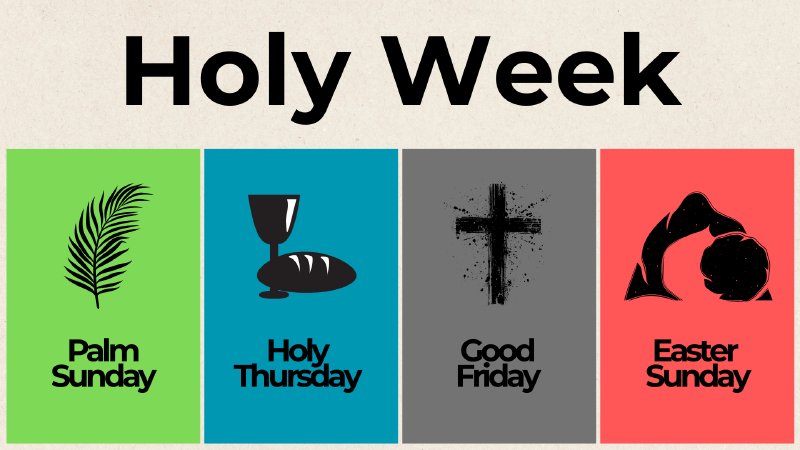 Holy Week Splash Holy Week 2026 | St. James United Methodist Church