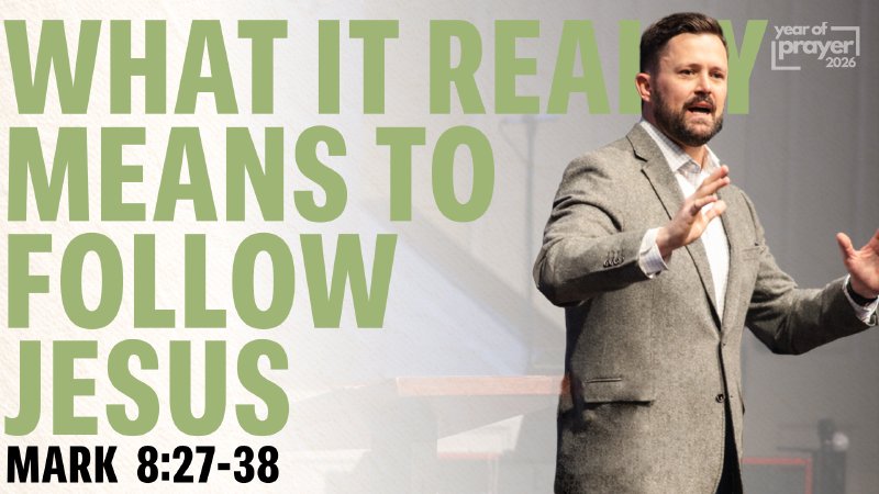 What It Really Means to Follow Jesus | Mark 8:27-38 | Belle Aire ...